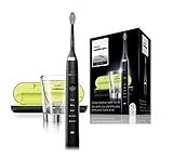 Philips Sonicare DiamondClean Elektrische Zahnbürste mit Schalltechnologie HX9352/04, schwarz